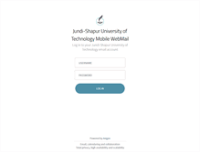 Tablet Screenshot of mail.jsu.ac.ir